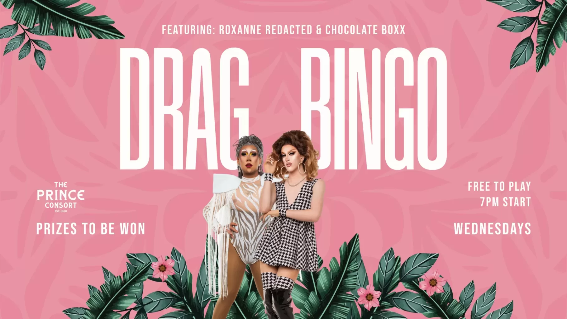 Get Your Tickets to Drag Queen Bingo | Whats on at The Prince Consort