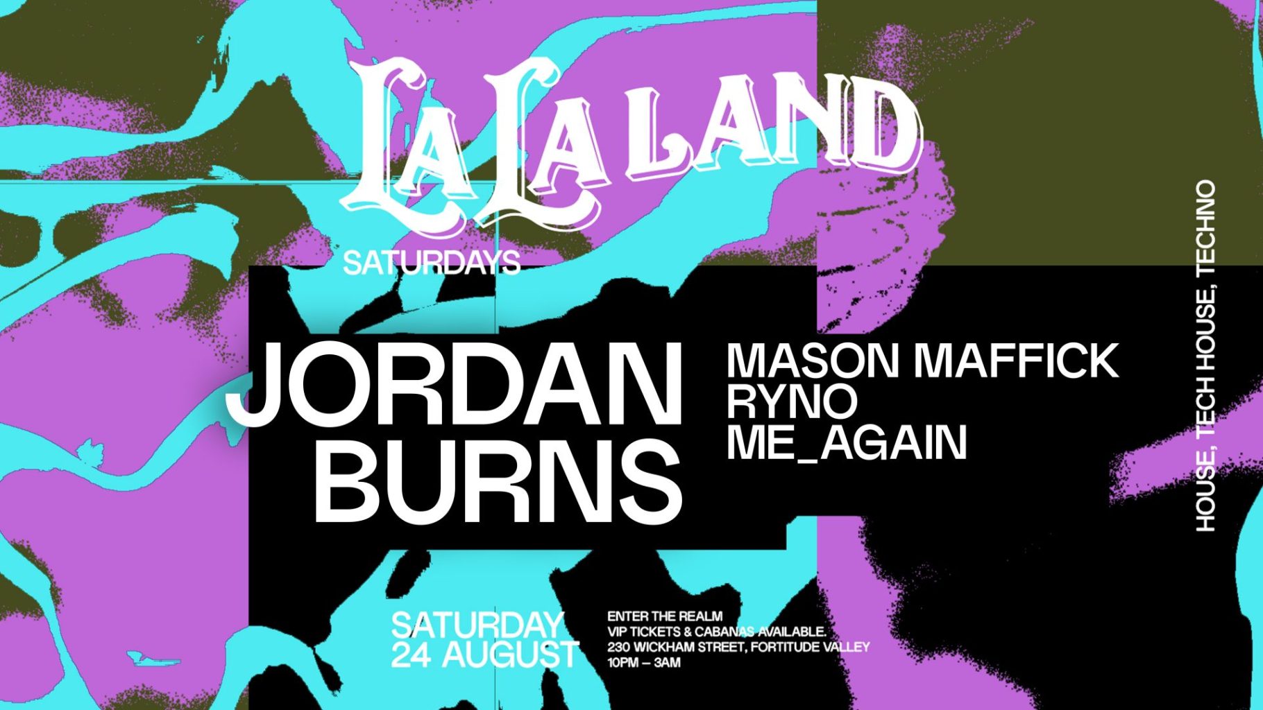 La La Land Saturdays ft. Jordan Burns | Events at The Prince Consort