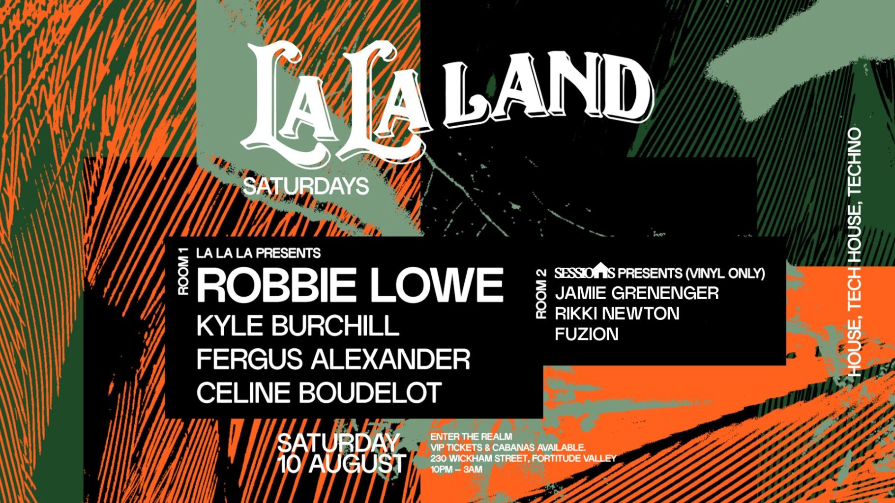 La La Land Saturdays ft. Robbie Lowe | Events at The Prince Consort