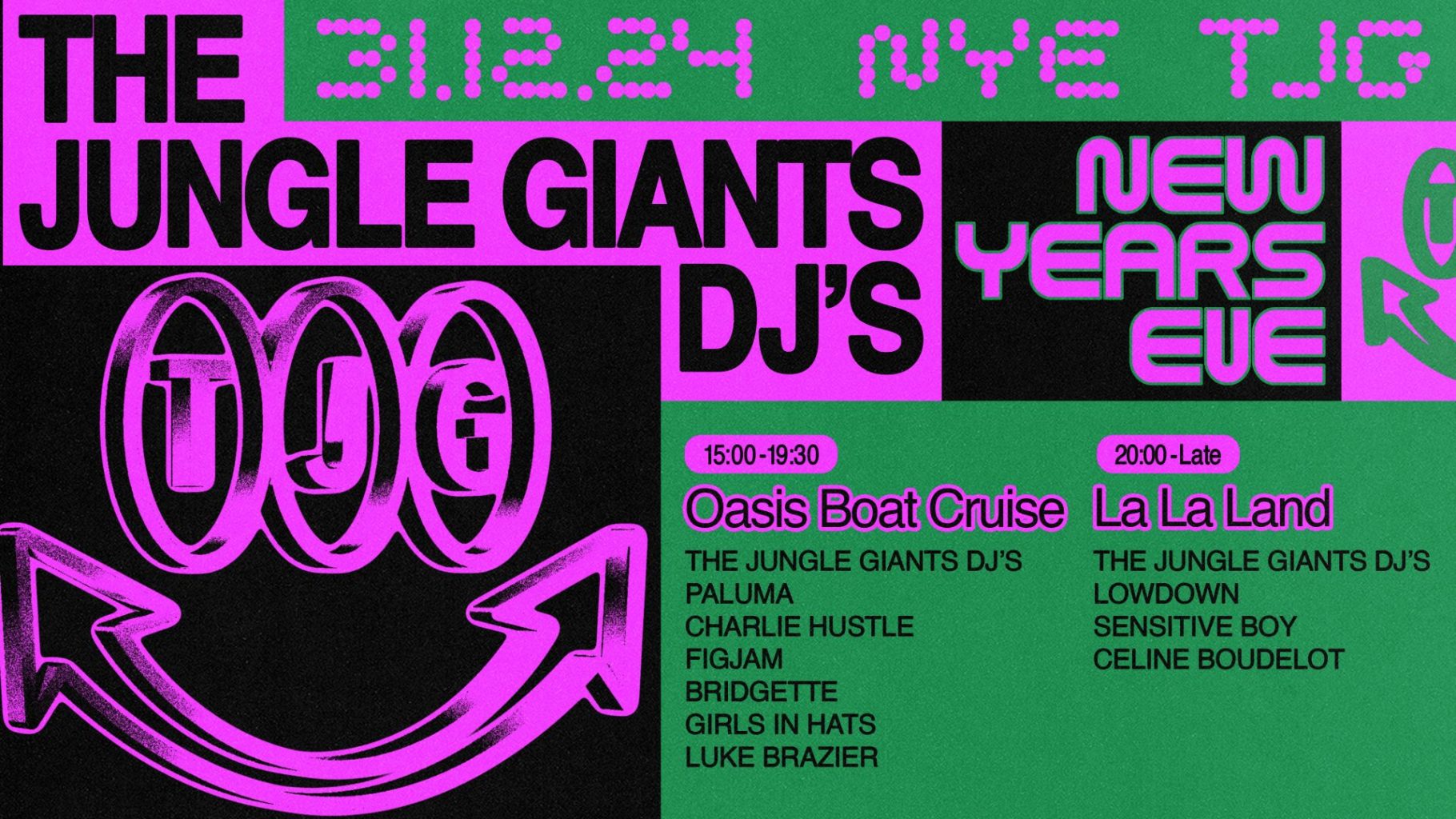 NYE with The Jungle Giants DJs | Events at The Prince Consort