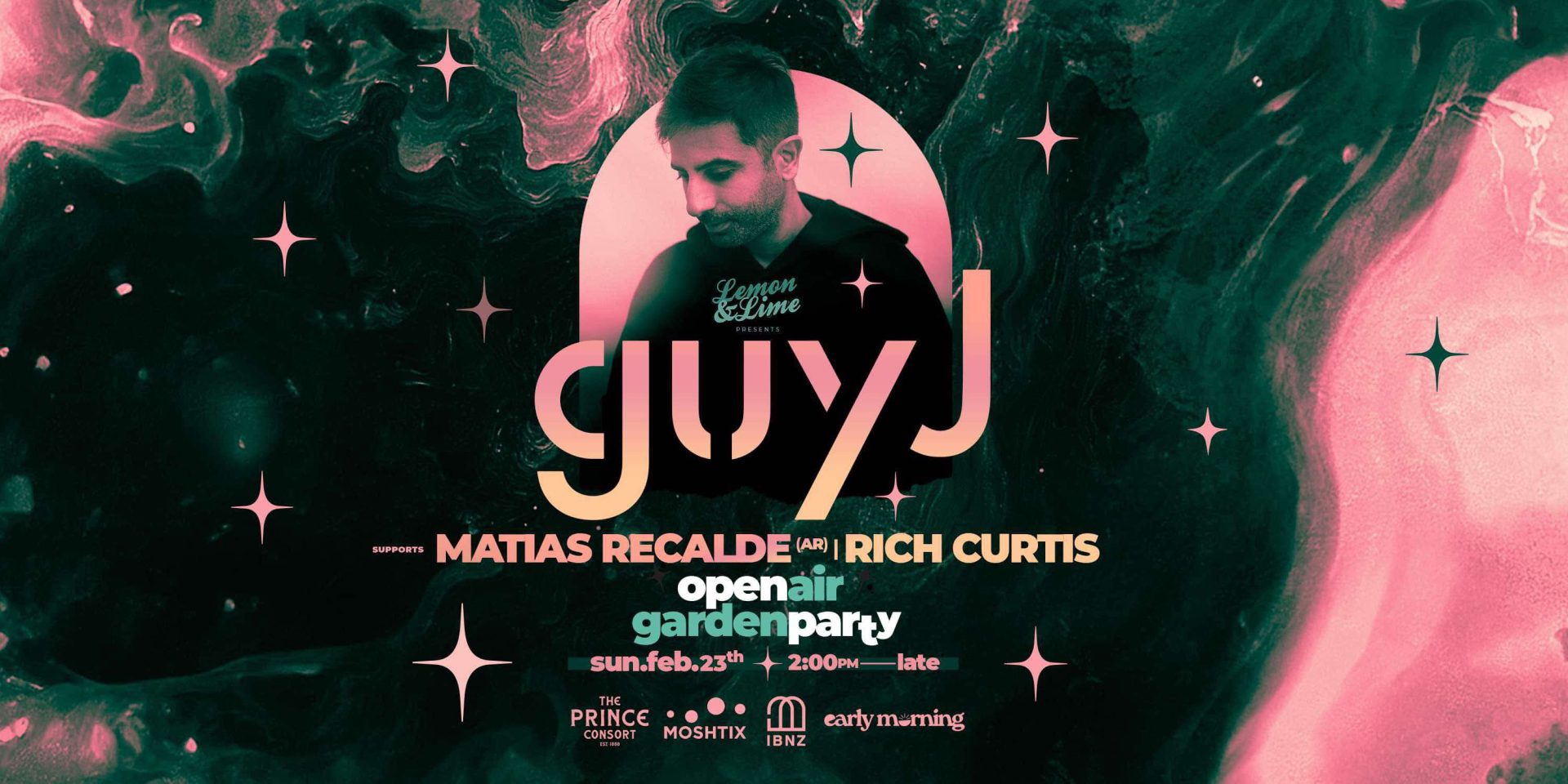 Lemon & Lime presents Guy J – Garden Party | Events at The Prince Consort