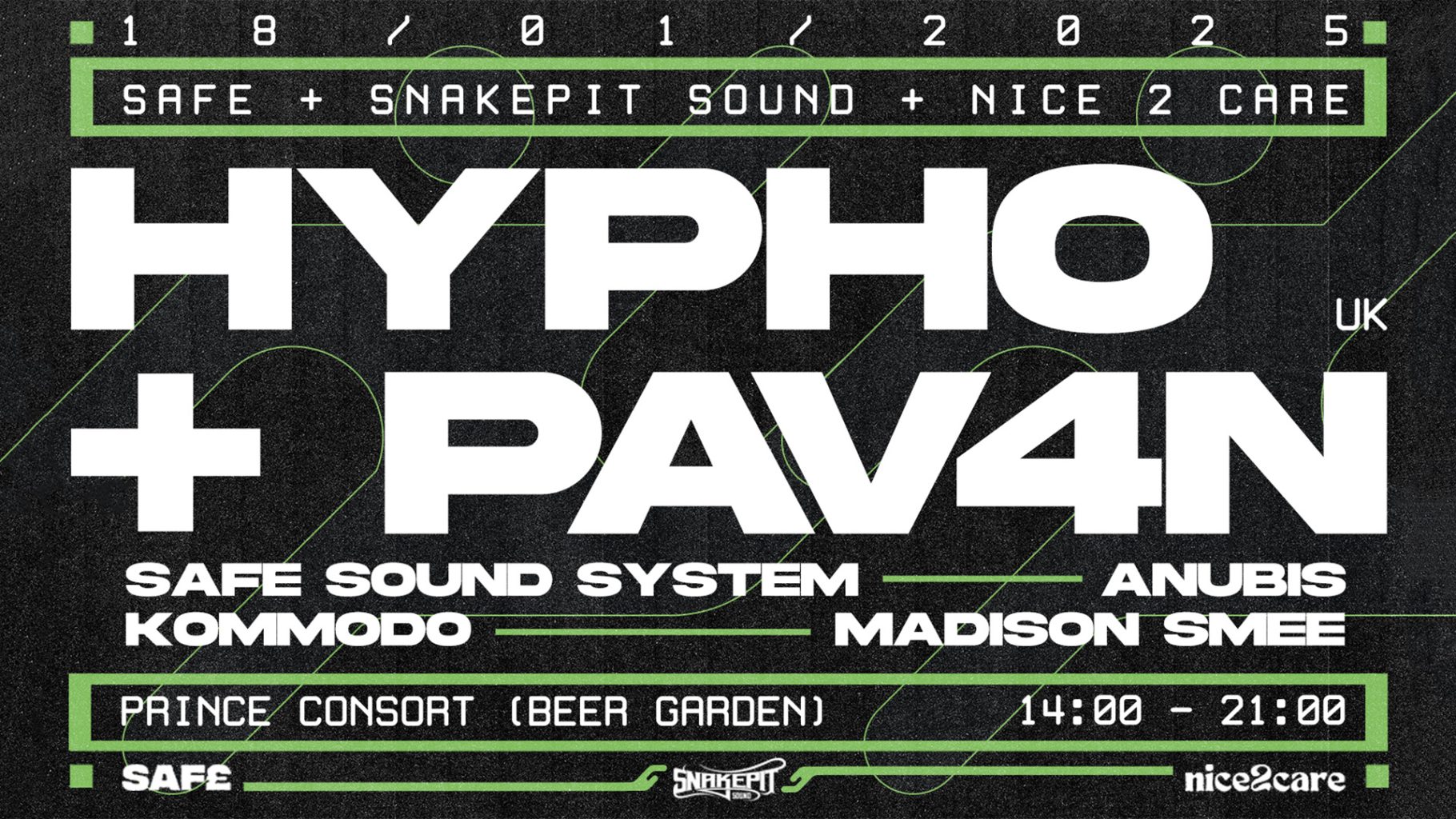 PAV4N + HYPHO [UK] SHUTDOWN TOUR | Events at The Prince Consort